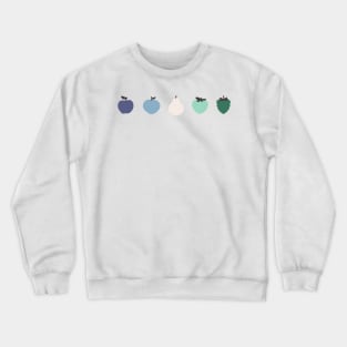 Gay MLM Flag Fruit Design Crewneck Sweatshirt